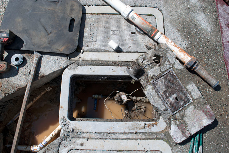 Nevada City Commercial Water Meter Leak Repair
