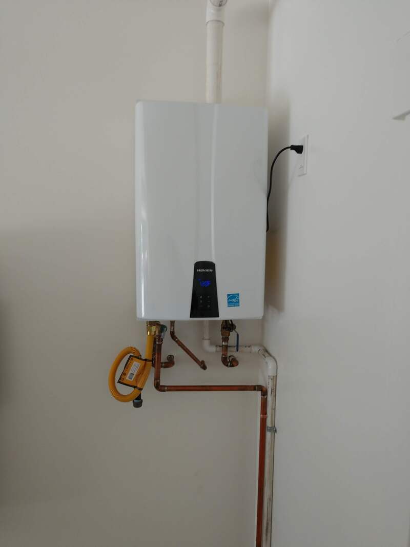 Navien Propane Tankless water heater Installed in Auburn, CA